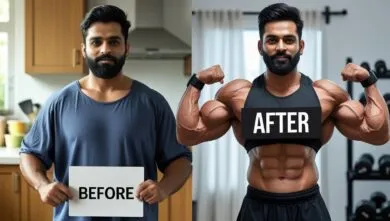 Weight Loss Journey: Sahib Bains’ 28kg Transformation in 7 Months
